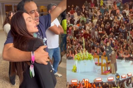 Bruno Reis e primeira-dama curtem evento católico em Brasília: “Uma noite diante do Senhor”