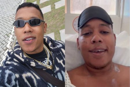 7Kssio surge em vídeo no hospital e atualiza fãs sobre seu estado de saúde