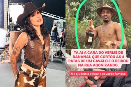 Cantora denuncia caso de cavalo que teve patas cortadas após não aguentar competição