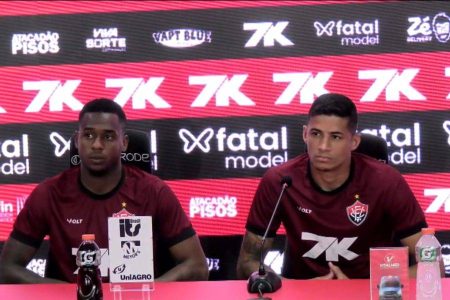 Dudu e Camutanga são reapresentados no Barradão e veem “oportunidade da vida”