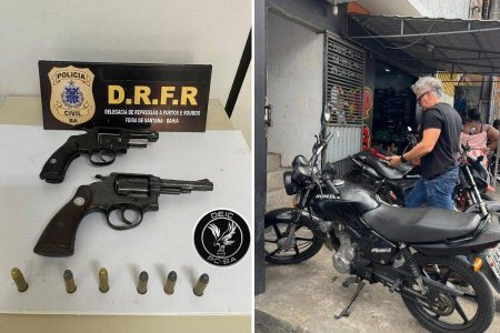 Homem é preso em flagrante durante operação contra desmanche de motos em Feira de Santana