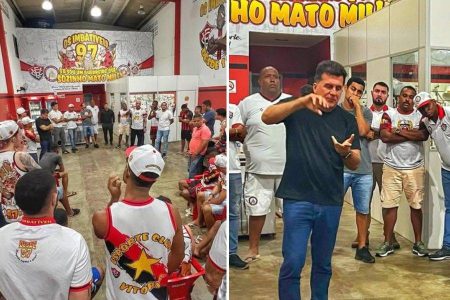 Organizada do Vitória se reúne com diretoria e pede afastamento de atacante