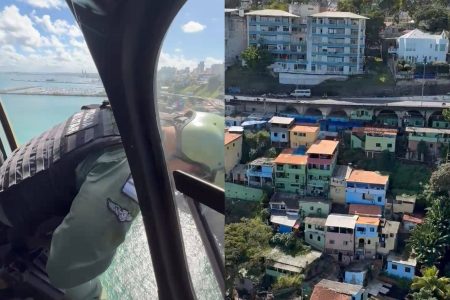 PM prende duas pessoas e apreende pistola em operação na Gamboa PM prende duas pessoas e apreende pistola em operação na Gamboa