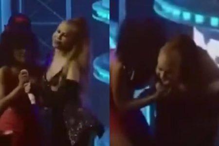 Joelma arranca microfone da mão de fã após críticas em show