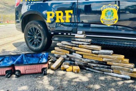 33 kg de maconha são apreendidos em ônibus interestadual no sudoeste da Bahia 33 kg de maconha são apreendidos em ônibus interestadual no sudoeste da Bahia