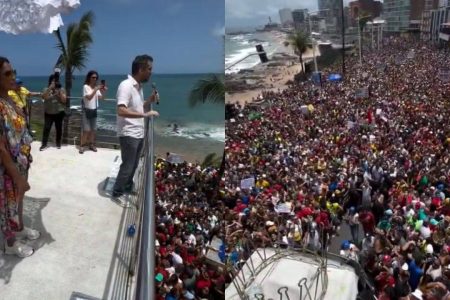 “Sem bandidagem e sem anistia”, diz Wagner Moura em manifestação contra PEC da Blindagem