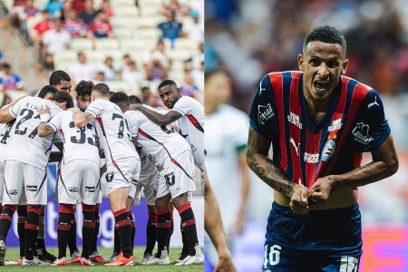 Vitória chega a 80% de risco de queda; Bahia amplia chance de Libertadores