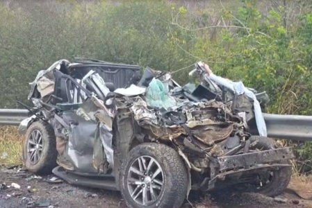 Acidente na BR-116 em Jequié deixa um morto e três feridos da mesma família