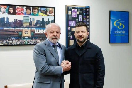 Lula se reúne com Zelensky em Nova York e defende cessar-fogo na Ucrânia