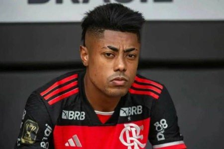 STJD pune Bruno Henrique com 12 jogos de suspensão por conduta antidesportiva STJD pune Bruno Henrique com 12 jogos de suspensão por conduta antidesportiva