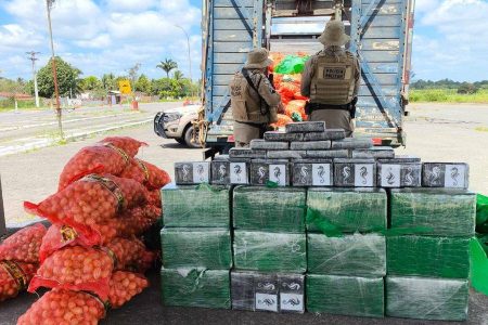 PM apreende mais de 500kg de cocaína em São Gonçalo dos Campos