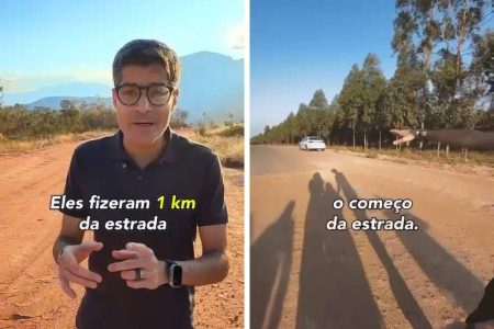 ACM Neto denuncia obra inacabada pelo governo Jerônimo: “fizeram 1 km da estrada e tem 29 faltando” ACM Neto denuncia obra inacabada pelo governo Jerônimo: “fizeram 1 km da estrada e tem 29 faltando”