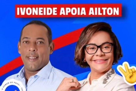 “Ivoneide apoia Ailton”: deputada era próxima a vereador petista preso por organização criminosa
