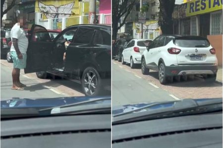 Homem denuncia ação de “flanelinhas” em estacionamentos da Barra, em Salvador Homem denuncia ação de “flanelinhas” em estacionamentos da Barra, em Salvador