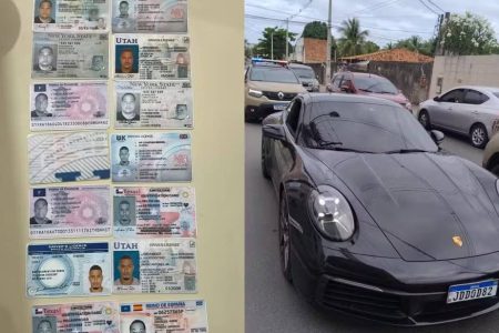 Jovem é preso em Lauro de Freitas com 14 CNHs falsas Jovem é preso em Lauro de Freitas com 14 CNHs falsas