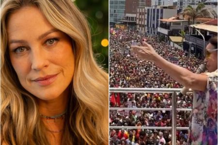 Luana Piovani critica ausência de artistas do axé em protesto contra PEC da Blindagem em Salvador Luana Piovani critica ausência de artistas do axé em protesto contra PEC da Blindagem em Salvador