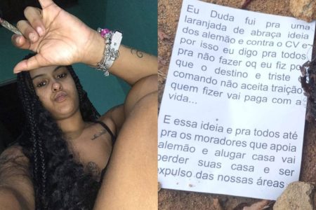 Comando Vermelho deixa cabeça de jovem com bilhete em via pública de Eunápolis Comando Vermelho deixa cabeça de jovem com bilhete em via pública de Eunápolis