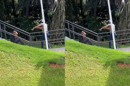 Influenciador baiano flagra policiais à paisana contendo assaltante na Av. Paralela