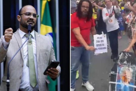 Capitão Alden pede investigação dos EUA após Kleber Rosa queimar bandeira americana Capitão Alden pede investigação dos EUA após Kleber Rosa queimar bandeira americana