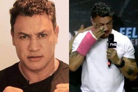 Popó chora e anuncia aposentadoria do boxe durante coletiva em São Paulo: “Aquela humilhação foi uma das piores da minha vida” Popó chora e anuncia aposentadoria do boxe durante coletiva em São Paulo: “Aquela humilhação foi uma das piores da minha vida”
