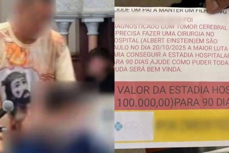 Pai é preso por inventar tumor no filho e arrecadar R$ 100 mil em igrejas de Minas