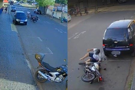 Motociclista invade a contramão e ‘joga’ moto na direção do irmão em MG Motociclista invade a contramão e ‘joga’ moto na direção do irmão em MG