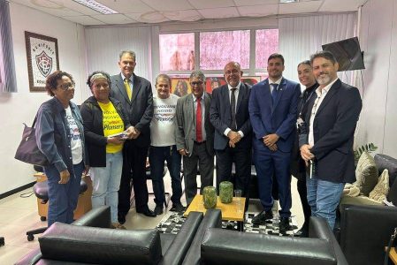 Novo coordenador do Planserv participa de reunião na Alba a convite de Jordávio Ramos