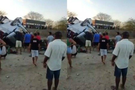 Acidente na BR-116, na Bahia, mata criança de 2 anos e deixa familiares feridos Acidente na BR-116, na Bahia, mata criança de 2 anos e deixa familiares feridos