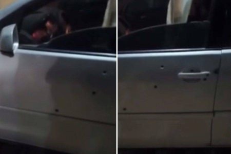 Subtenente da PM sobrevive a ataque e carro fica perfurado por balas na Bahia Subtenente da PM sobrevive a ataque e carro fica perfurado por balas na Bahia