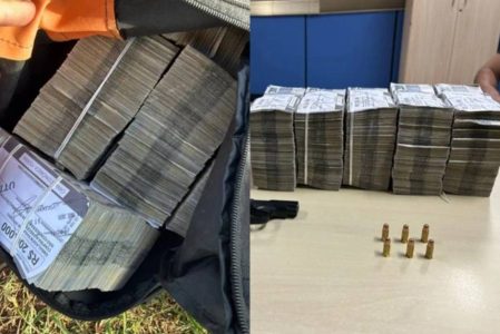 Homem é preso após sacar R$ 1 milhão em caixa eletrônico
