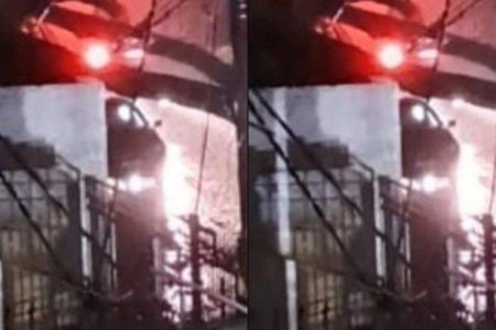 Árvore cai e provoca incêndio em transformador durante temporal na Barra, em Salvador