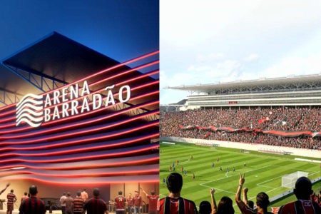 Vitória apresenta Arena Barradão com capacidade ampliada e obras até 2029