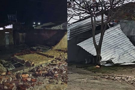 Chuva de granizo assusta moradores e causa prejuízos em Itambé
