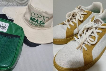 Brindes da COP30 são vendidos por até R$ 400 após evento e viram disputa em grupos de WhatsApp