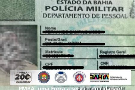 Falso PM é preso após apresentar identidade funcional falsa durante abordagem em Lauro de Freitas