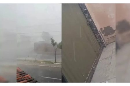 Deputado Tiago Correia acompanha estragos causados por temporal com granizo em Itambé