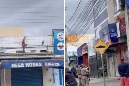 Homem suspeito de furto é preso enquanto tentava fugir por telhado, em Vitória da Conquista