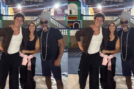 Shawn Mendes visita o Candeal com Ivete Sangalo e canta ao lado de Carlinhos Brown