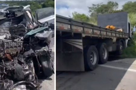 Colisão entre carro e caminhão deixa mortos e feridos no sudoeste da Bahia