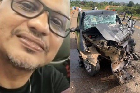 Professor morre em colisão frontal entre carro e caminhonete na BR-101, em Santo Antônio de Jesus