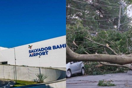 Aeroporto de Salvador tem 14 voos afetados após vendaval histórico em São Paulo