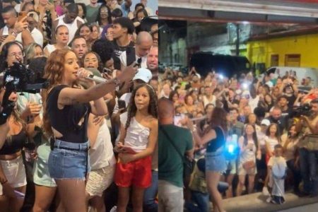 Mari Fernandez surpreende fãs e lota bar em show surpresa em Salvador