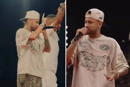 Em show de Thiaguinho, Neymar promete “fazer o impossível” por título da Copa