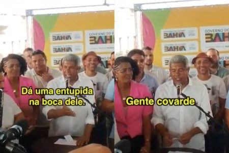 Morador cobra obra inacabada e Jerônimo reage: “Tem que entupir a boca de quem fala demais”