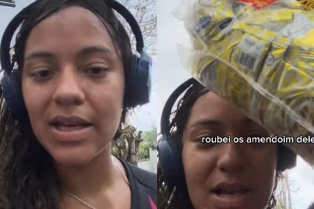 Influenciadora reage a assalto no Dique do Tororó: “Ainda roubei os amendoins dele”