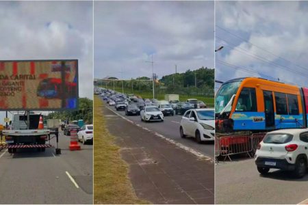 “Como pode fechar uma via da Paralela?”: Evento de Jerônimo causa longo congestionamento em Salvador