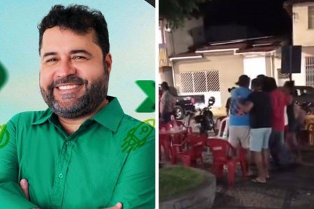 Prefeito se envolve em confusão e leva murro durante Natal no interior da Bahia