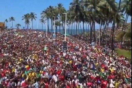 Deputados da esquerda compartilham vídeos antigos como se fossem de ato contra o PL da Dosimetria em Salvador