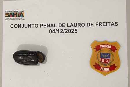 Mulher é detida ao tentar entrar com drogas nas partes íntimas no Conjunto Penal de Lauro de Freitas