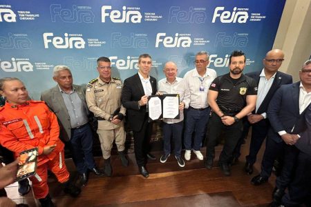 Prefeitura de Feira de Santana e SSP firmam parceria para integração de câmeras de segurança